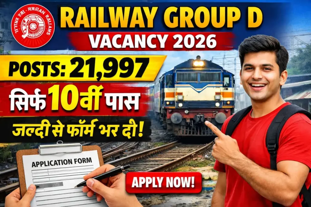 Railway RRB Group-D (21,997) 2026 Online Start