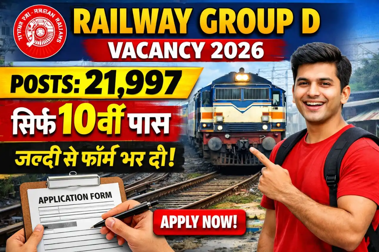 Railway RRB Group-D (21,997) 2026 Online Start